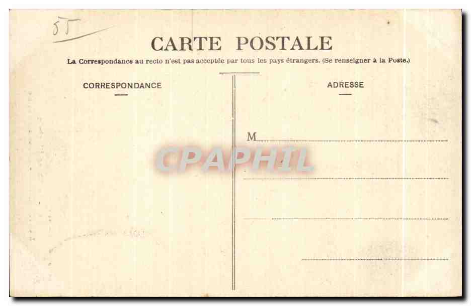 CPA La Meuse l llustree Saint Mihiel La Roche du Diable  — Rückseite