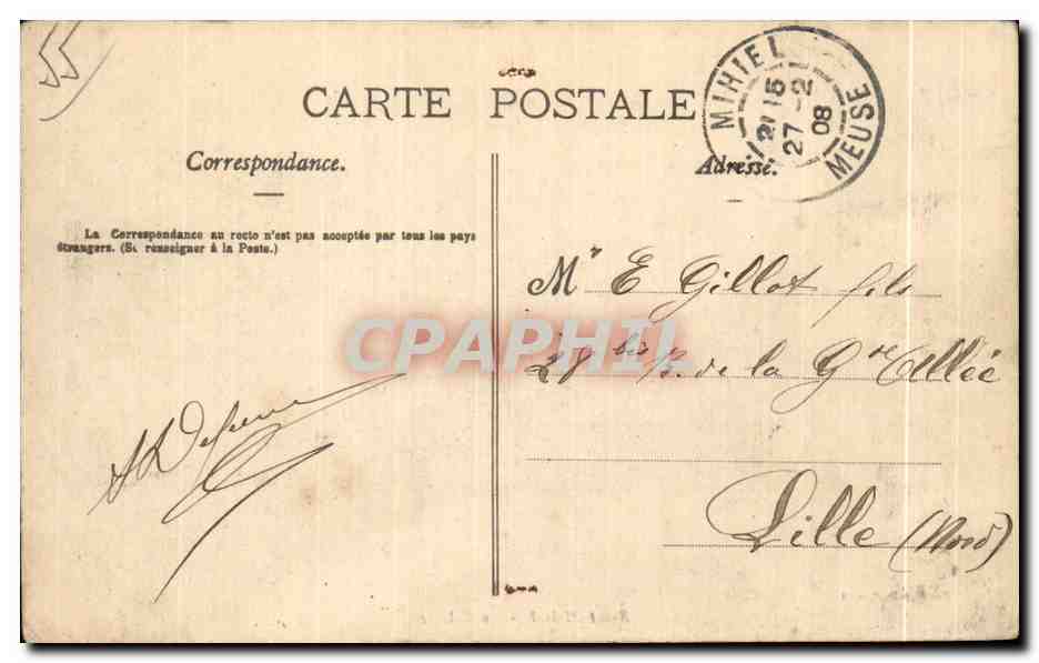 Saint-Mihiel - Le Calvaire — éditeur inconnu, n° de série non visible — Rückseite
