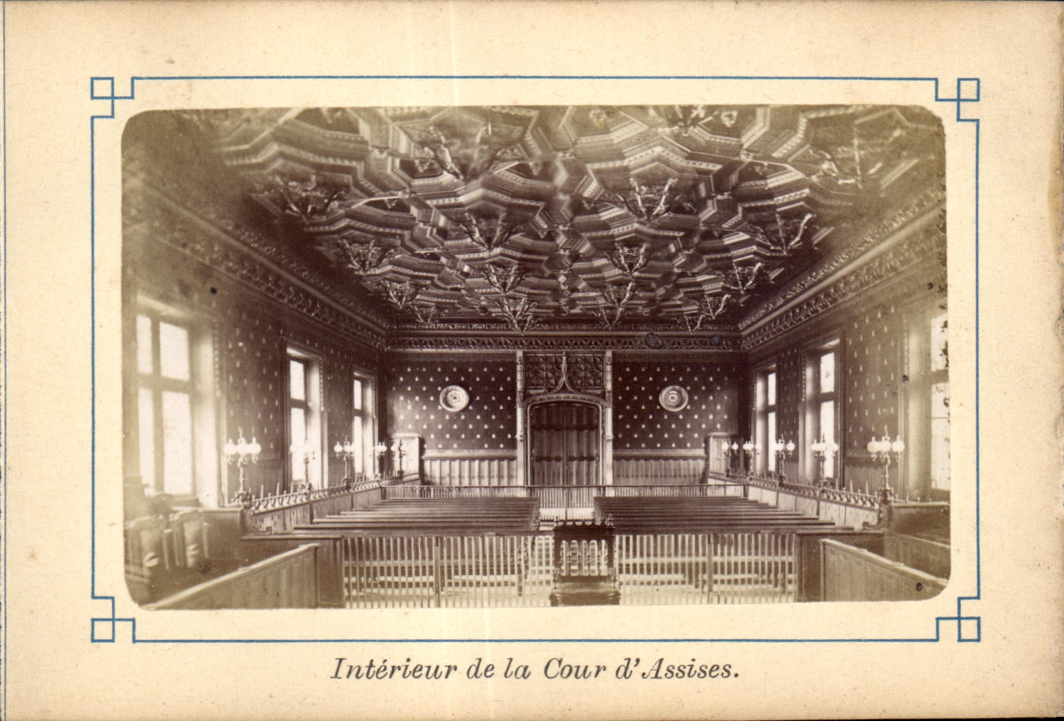 CPA Rouen Interieur de la Cour d Assises