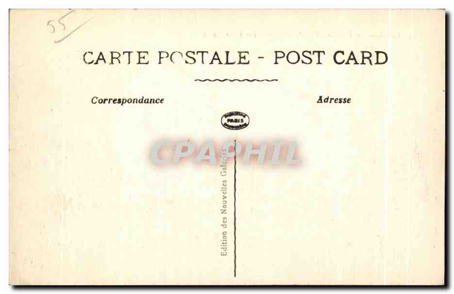 CPA Bataille de Verdun Le celebre Fort de Vaux — Rückseite