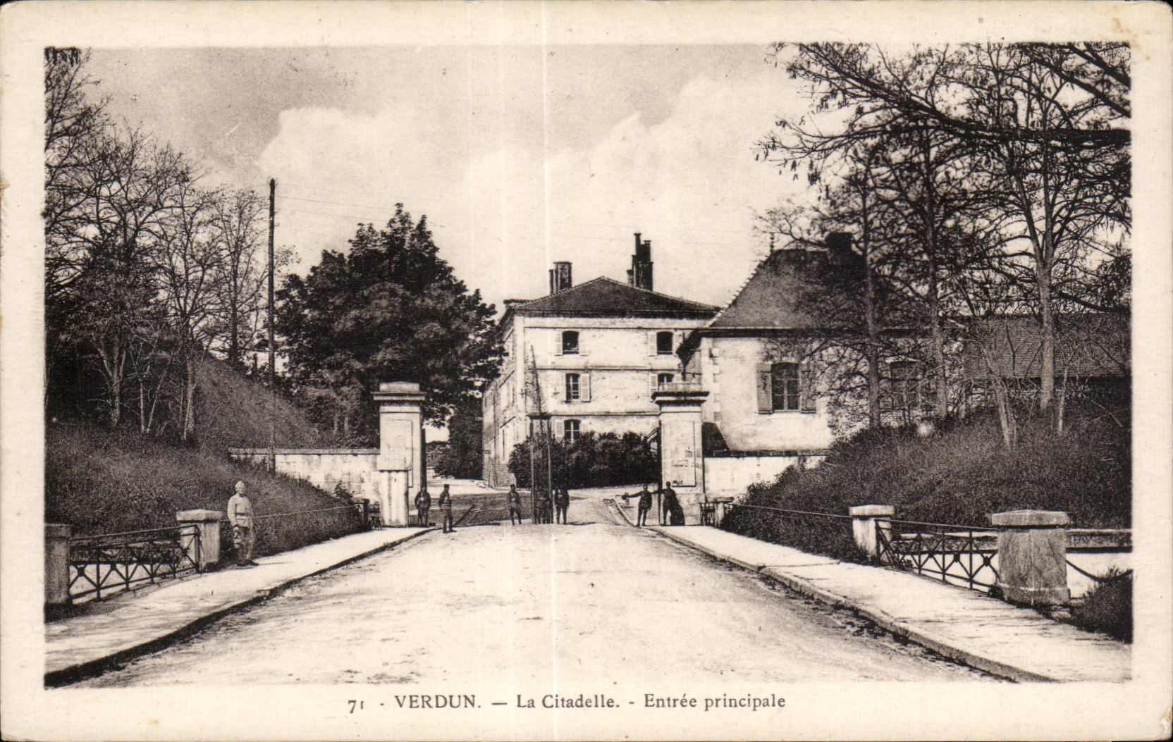 CPA Verdun La Citadelle Entree Principale
