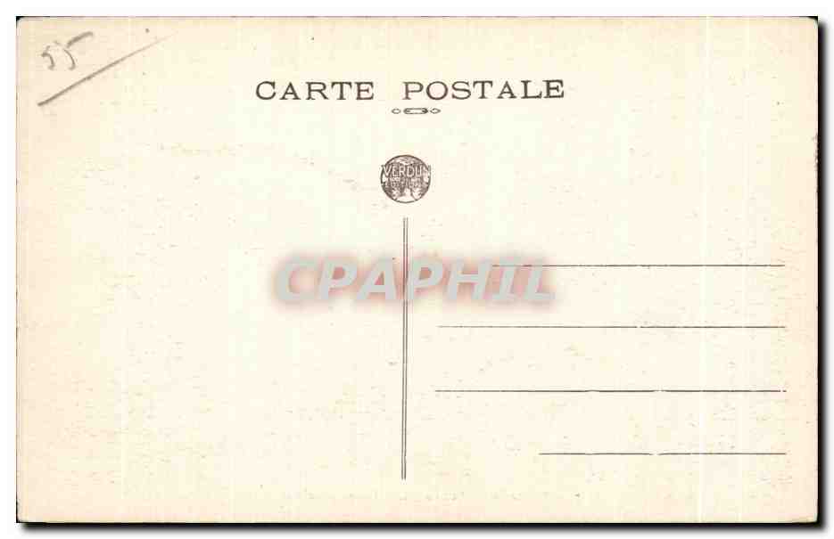 CPA Verdun La Citadelle Entree Principale — Rückseite