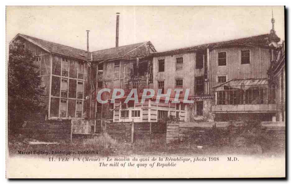 Die Mühle am Quai de la République — M. VER UN (Mensure) — Marcel Delbey, Phototype, Bordeneux