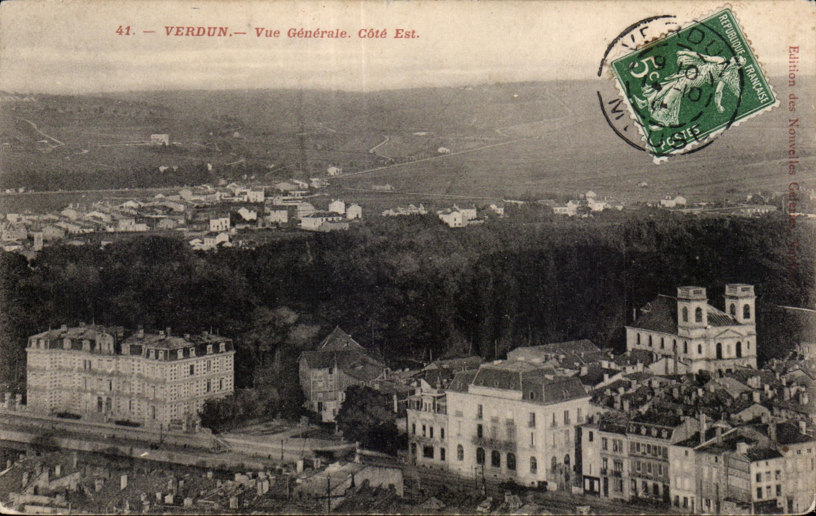 Verdun — Allgemeiner Blick von der Ostseite — Edition des Nouvelles Cartes