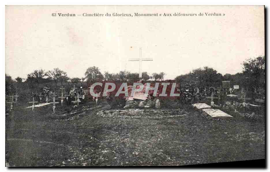 Verdun — Cimetière du Glorieux, Monument « Aux défenseurs de Verdun »