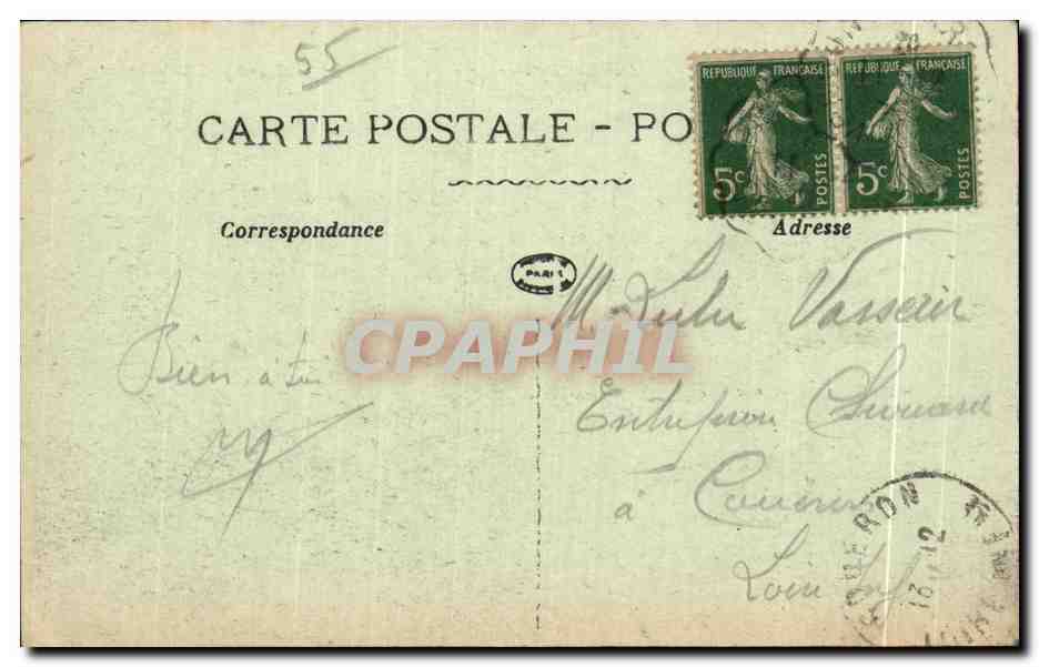 CPA Bataille de Verdun La Cote du Poivre et la Route des Carrieres d Haudromont — Rückseite