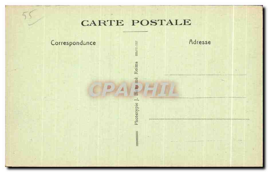 Gormicy — Cimetière Militaire de la Route 44 — Phototypie J. Bienne mé Reims — Reverso