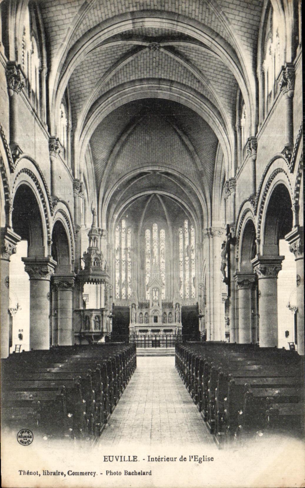 CPA Euville Interieur de I Eglise 