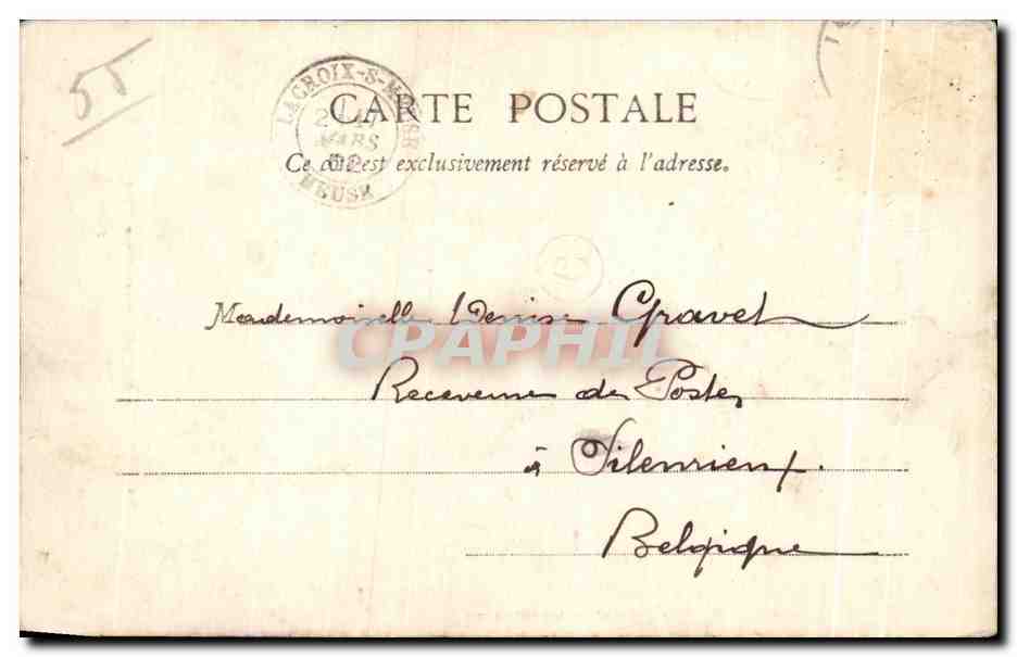 Lacroix-sur-Meuse — Fontaine principale — Lib. E. Collot, Bar-le-Duc — Verso