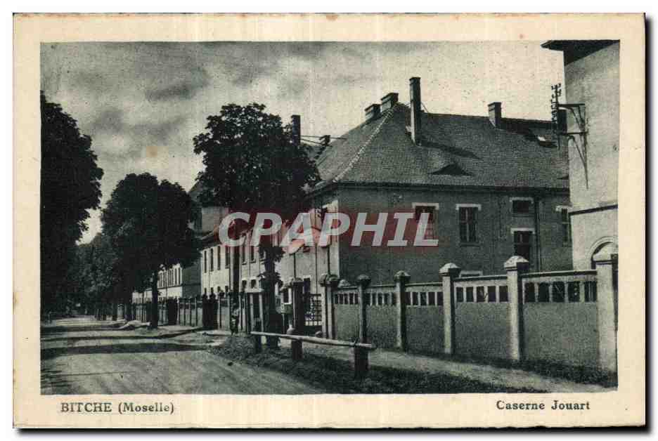 CPA Bitche (Moselle) Caserne Jouart Militaria 