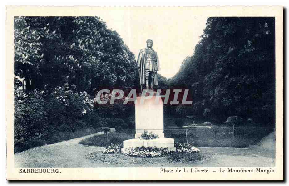 Sarrebourg — Place de la Liberté — Le Monument Mangin