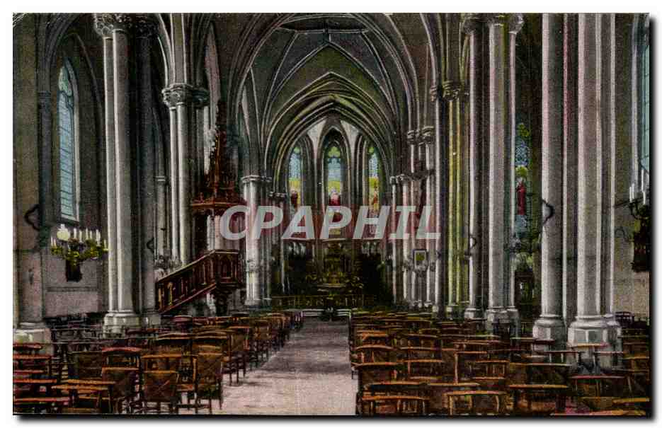 CPA Chateau Salins inneres der Kirche Interieur de I Eglise