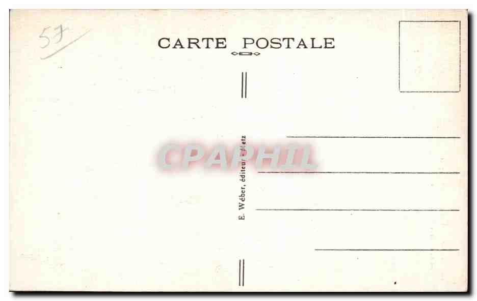 Metz - Cimetiere de Chambiere - CPA  — Rückseite