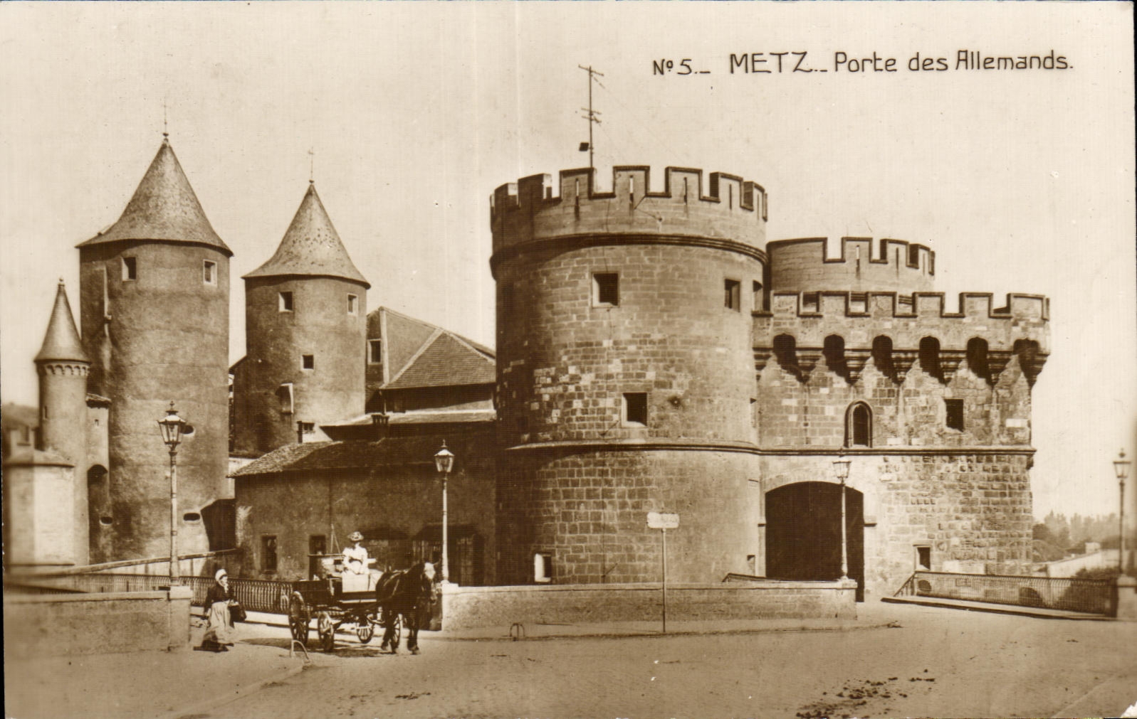 Metz - Porte des Allemands - CPA 