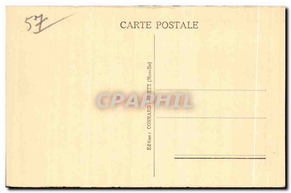 Metz - Hopital Bonsecours et Nouvelle Ville - CPA  — Rückseite