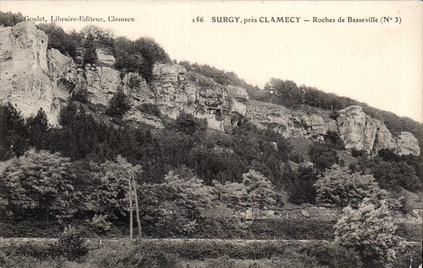 Clamecy - Surgy - Roches de Basseville - CPA 