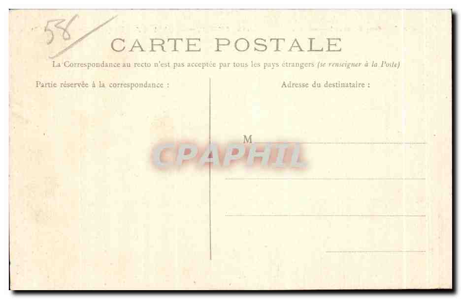 Clamecy - Surgy - Roches de Basseville - CPA  — Rückseite
