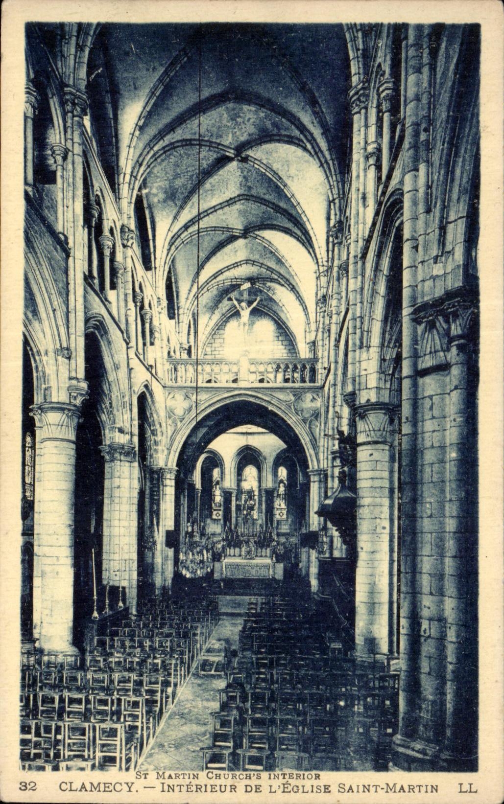 Clamecy - Eglise Saint Martin - CPA 