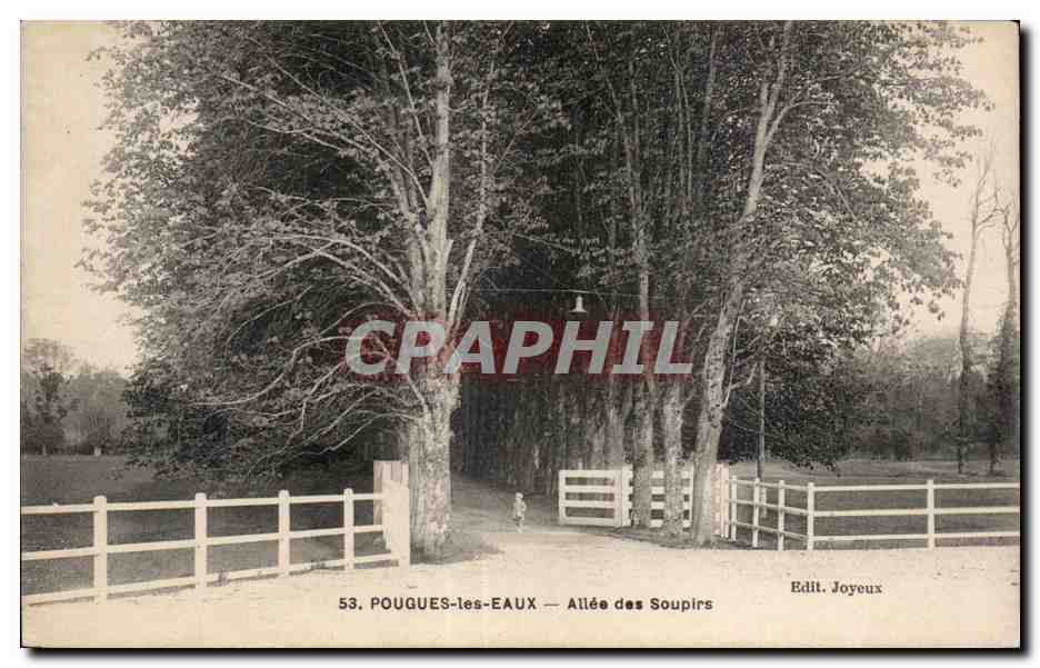 POUGUES-les-EAUX — Allée des Soupirs — Edit. Joyeux