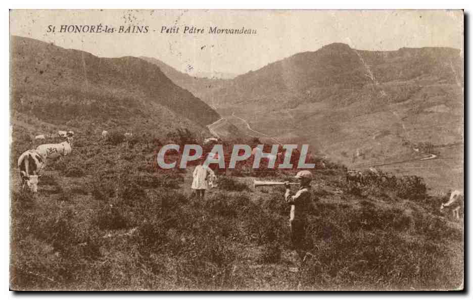 CPA Other St Honore les Bains Petit Patre Morvandeau Enfants