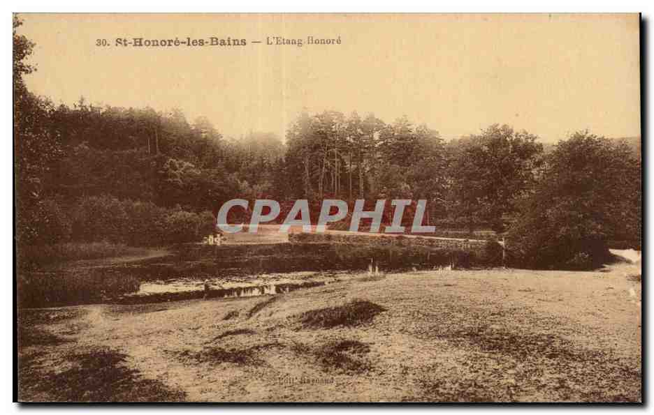CPA Other St Honore les Bains Etang Honore