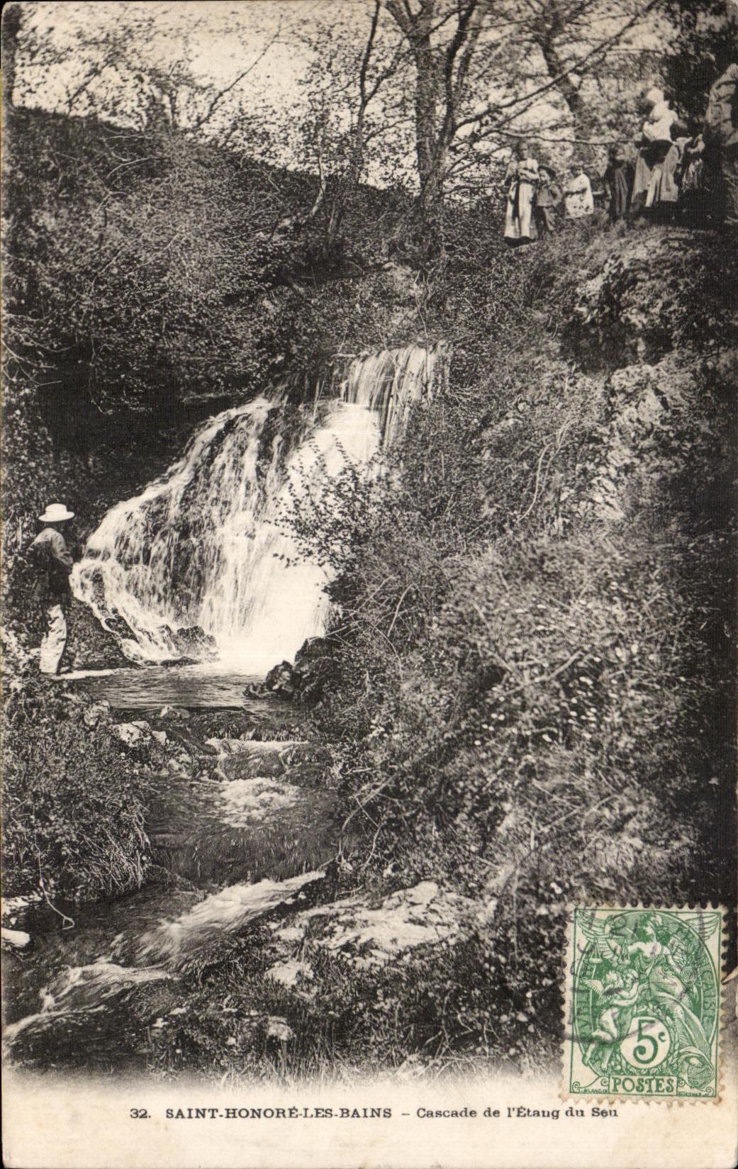Saint Honore les Bains - Cascade de l Etang - CPA 
