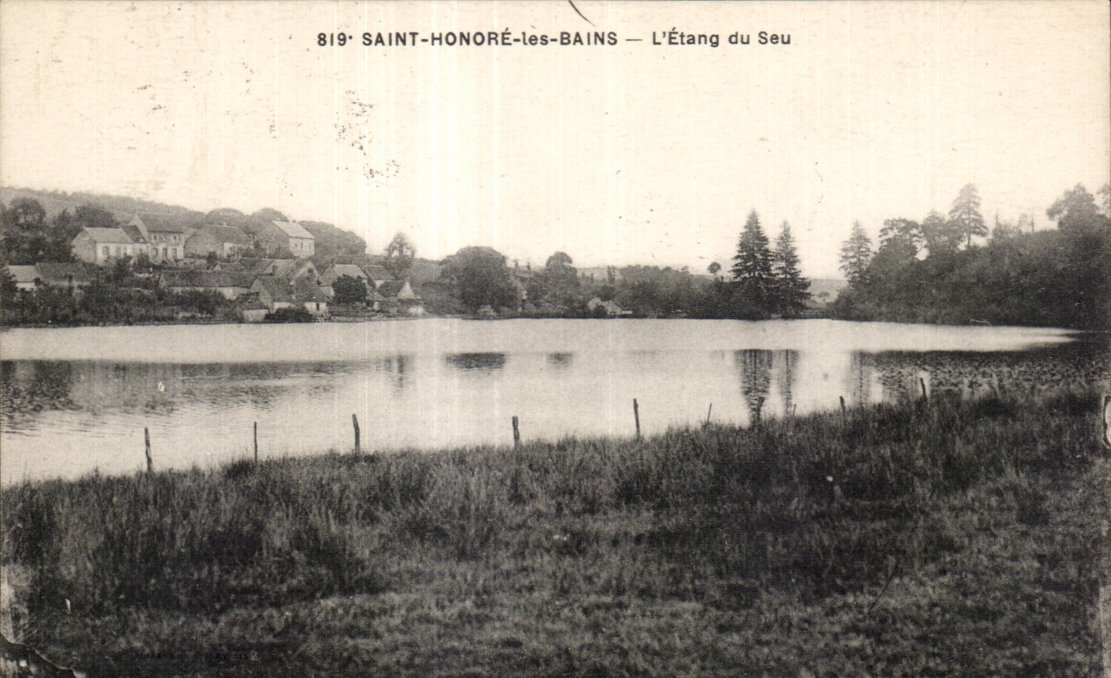 Saint Honore les Bains - L Etang du Seu - CPA 