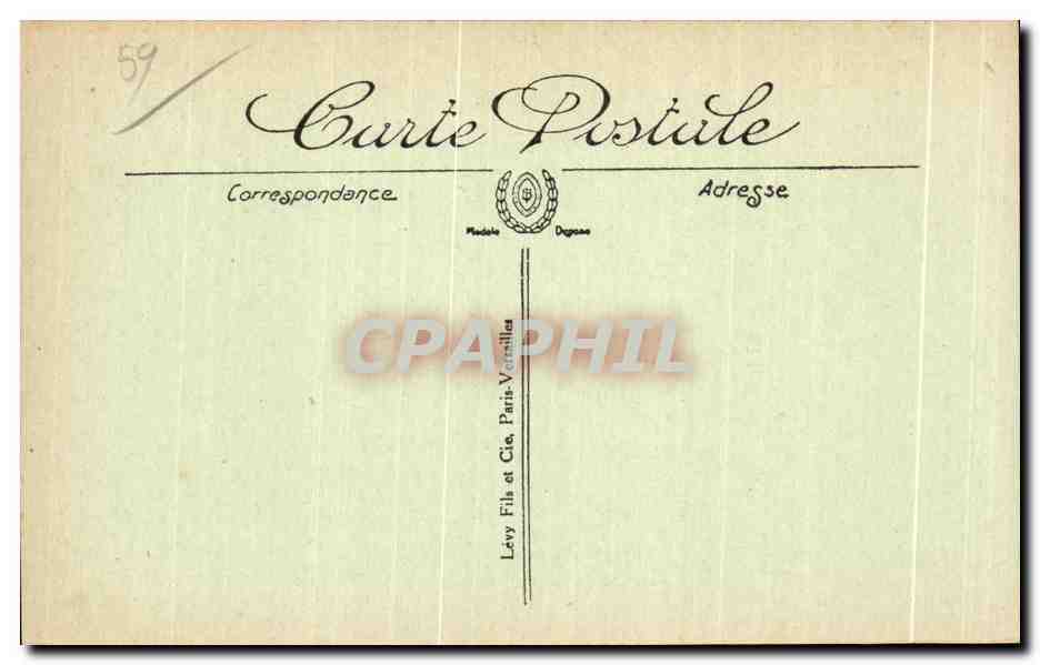 Dunkerque - Le Bassin du Commerce Bateaux - CPA  — Rückseite