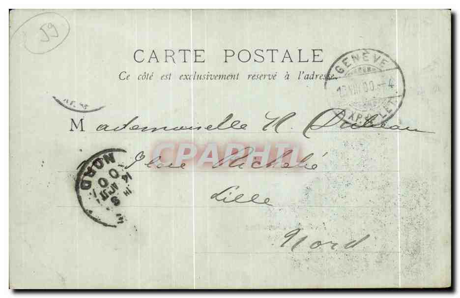 CPA Douai Porte de Valenciennes — Rückseite
