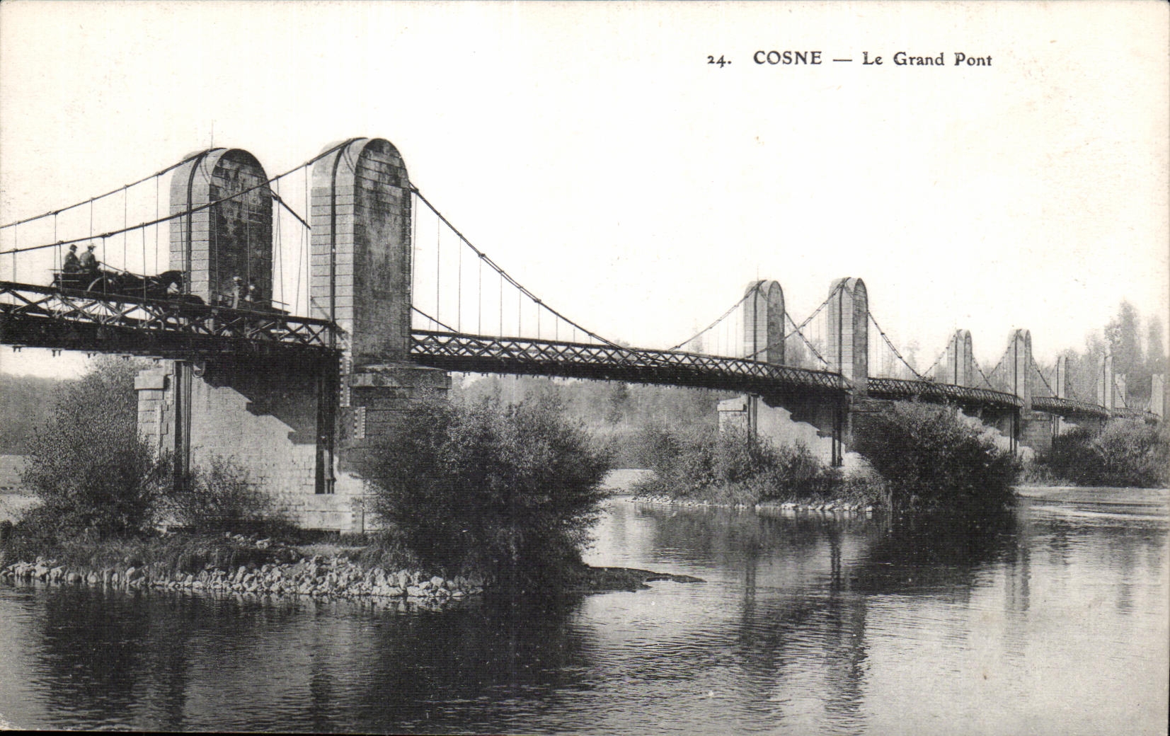 CPA Cosne Le Grand Pont