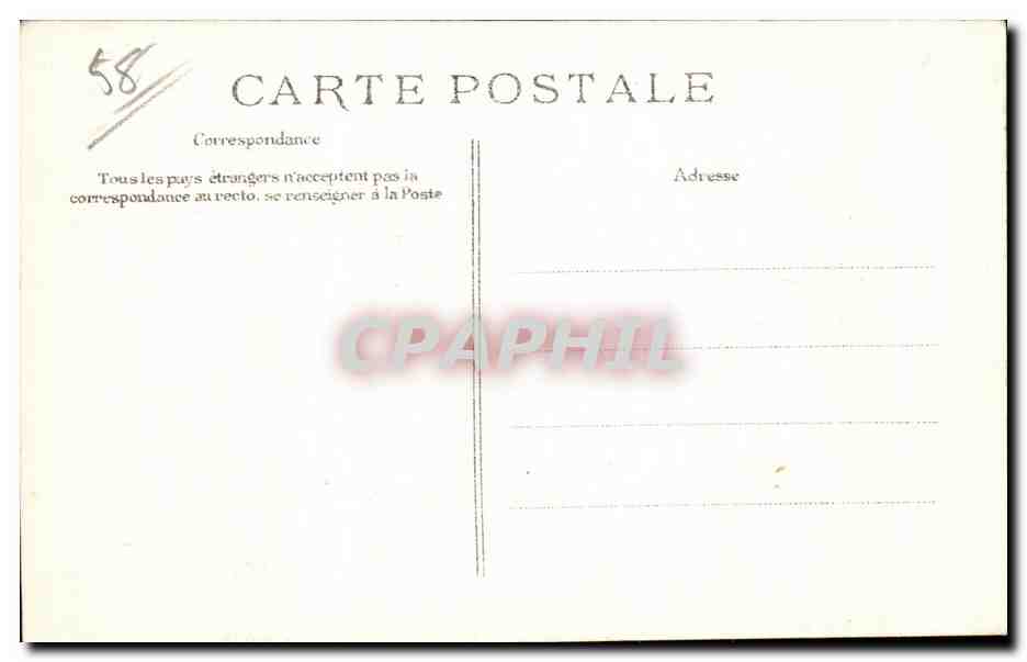 CPA Cosne Le Grand Pont — Rückseite