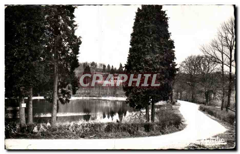 CPSM Saint Agnan (Nievre) L Etang et le Chateau