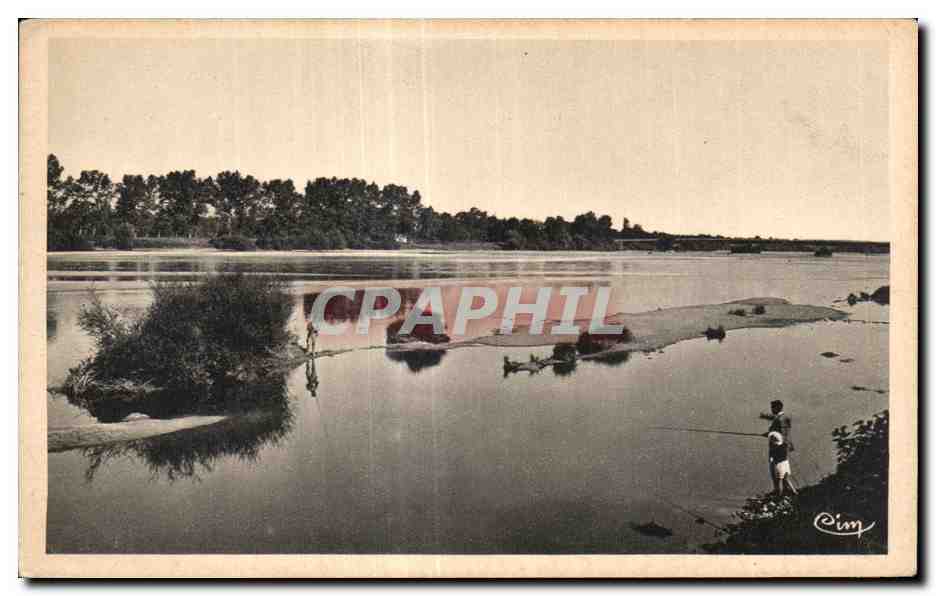 CPA Cosne (Nievre) Loire et ses bancs de sable