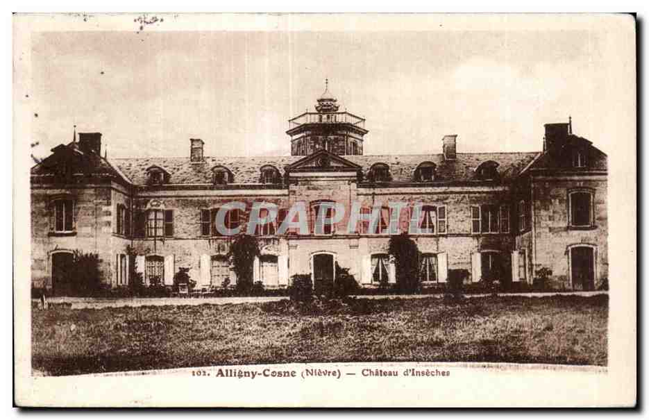 CPA Alligny Cosne (Nievre) Chateau d Inseches