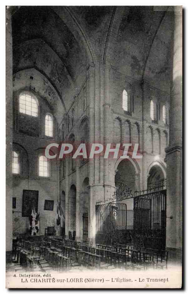 CPA La Charite sur Loire (Nievre) L Eglise Le Transept 