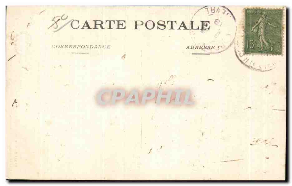 Folklore - Costumes - Au Pays Marchois - Couple - CPA  — Verso