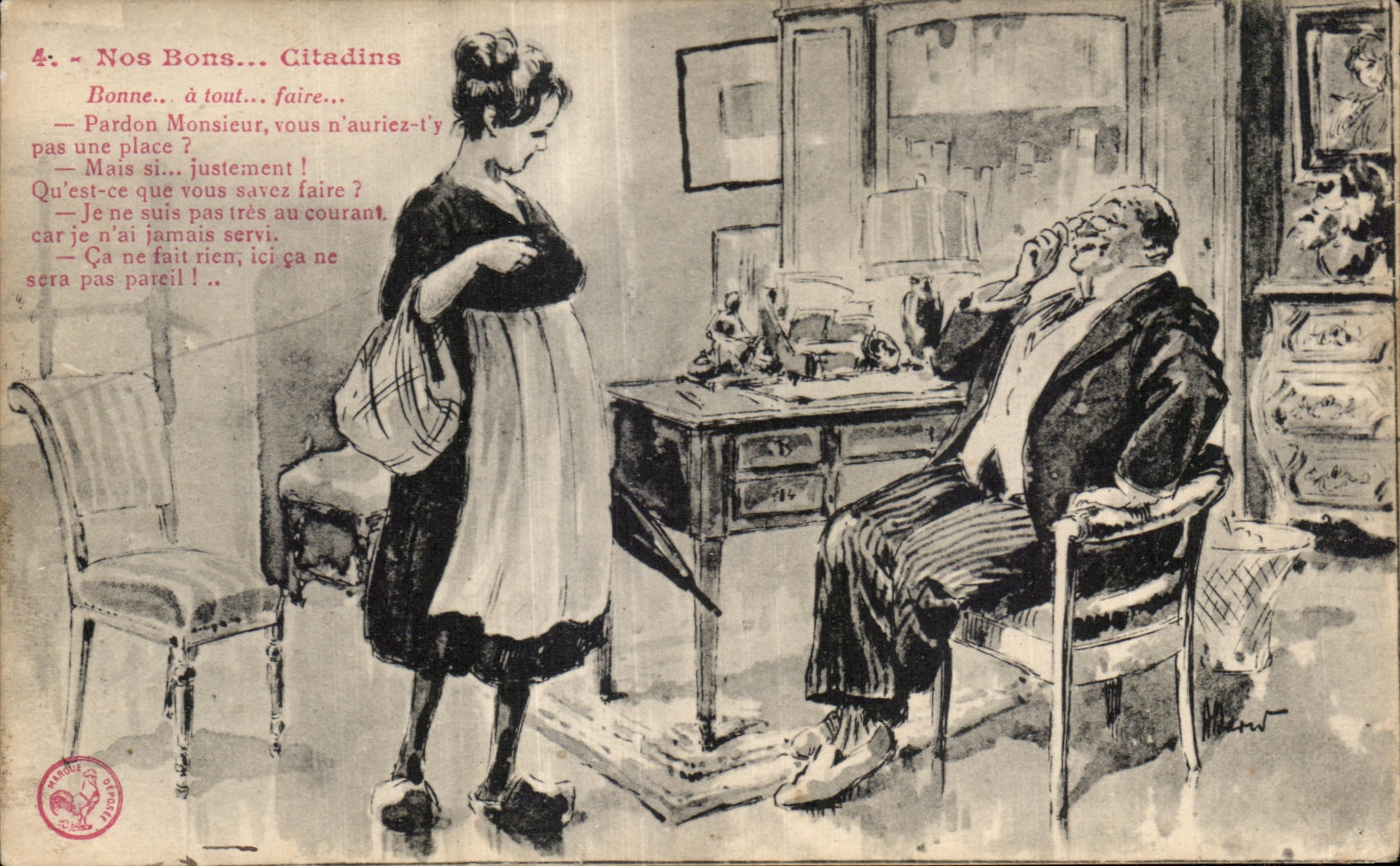 Nos Bons Citadins — Scène humoristique — Éditeur non identifié, n°4
