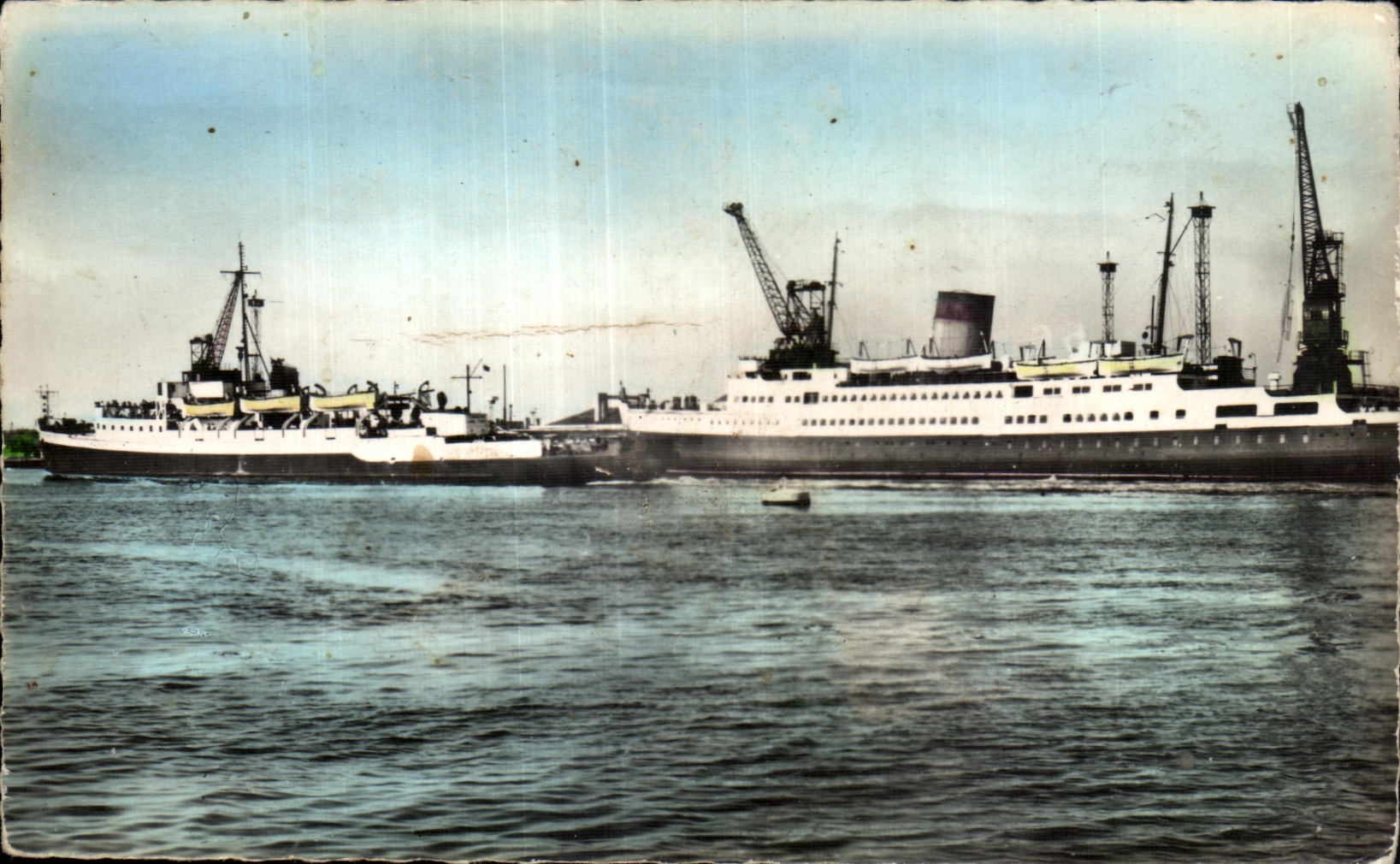 Calais - Depart du Bateau pour l Angleterre - CPA 
