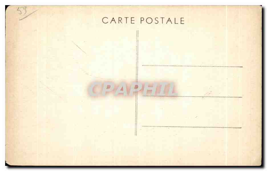 Armentieres - Hospice Civil - CPA  — Back