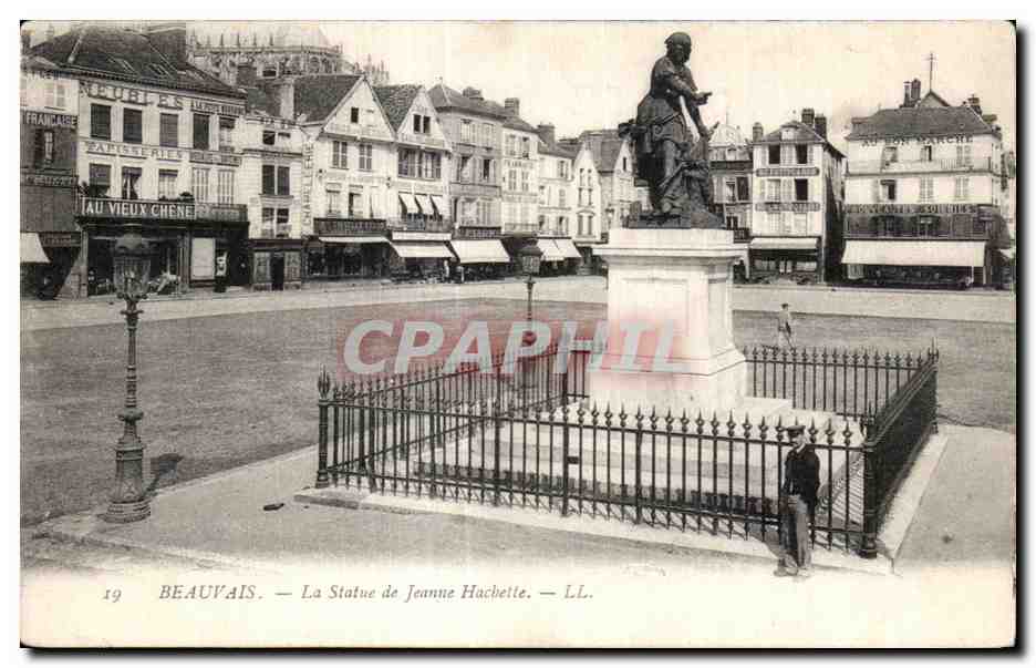 Beauvais — Die Statue von Jeanne Hachette — LL.