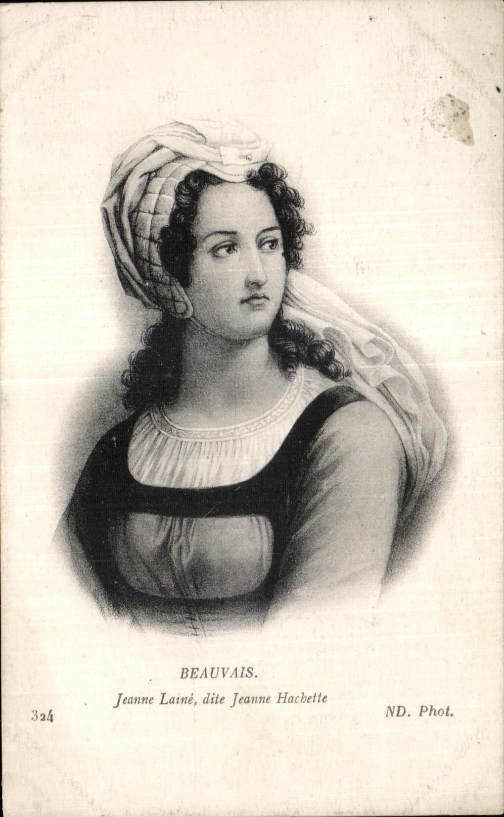 CPA Beauvais Jeanne Laine dite Jeanne Hachette