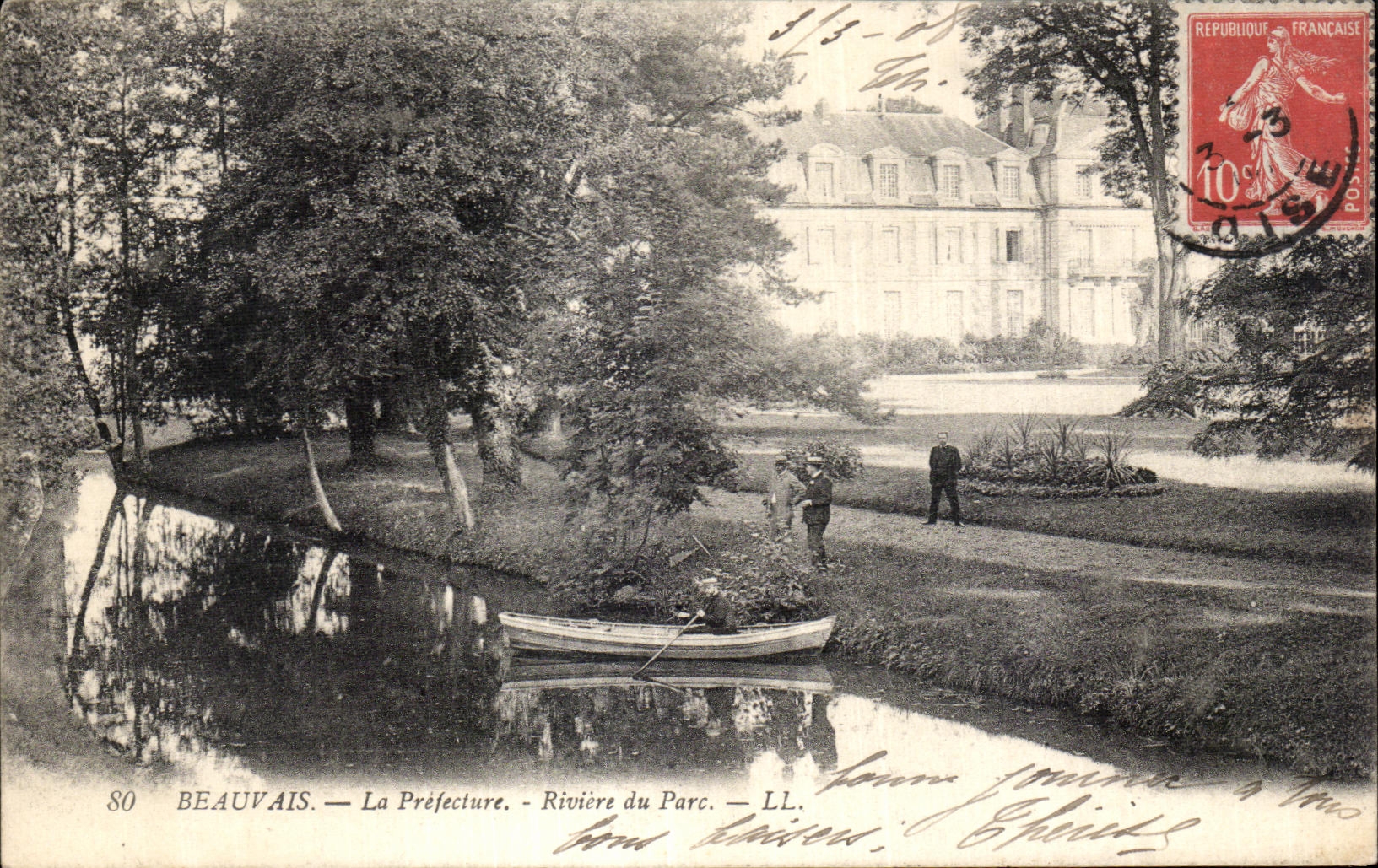 Beauvais — La Préfecture — Rivière du Parc — LL.