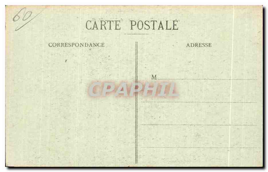 CPA Beauvais Hotel de Ville — Verso