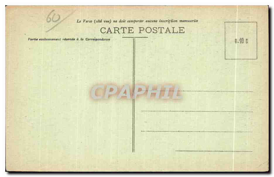 CPA Beauvais Interieur de la Cathedrale — Verso