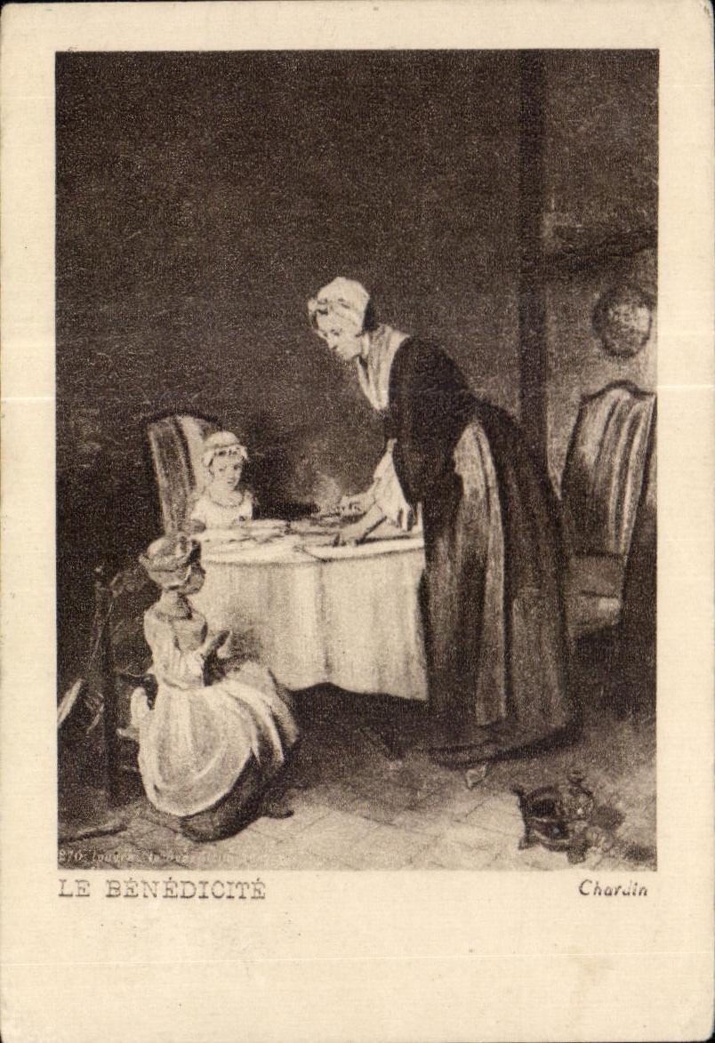 Image Aux Gobelins Valenciennes Rue de Paris Le Benedicite Chardin 