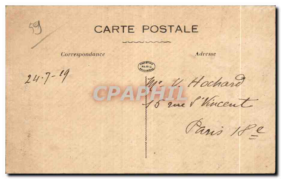 CPA Lille Place Biechehe Richebe Place Militaria  — Rückseite