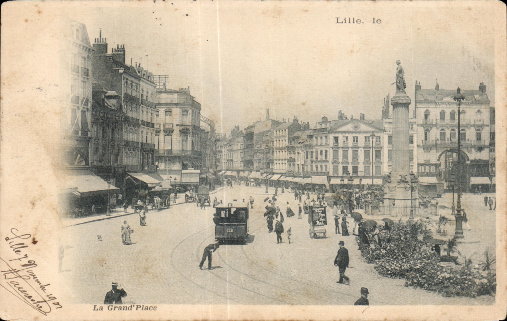 CPA Lille Le La Grand Place