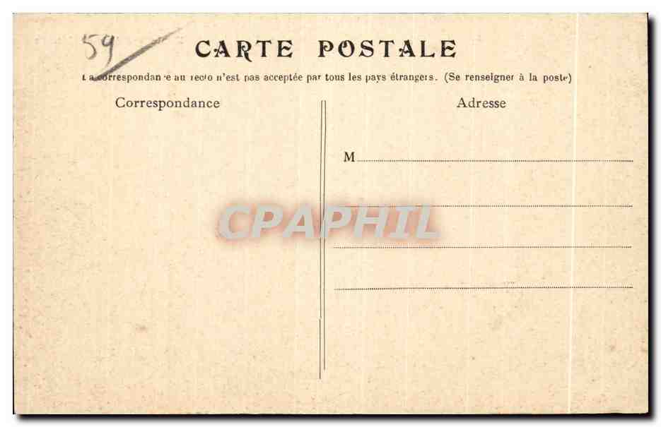 CPA Lille Ecole des Arts et Metiers — Rückseite