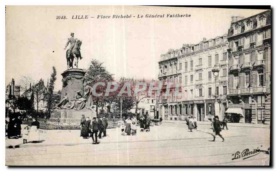 CPA Lille Palace Riechebe Le General Faidherbe