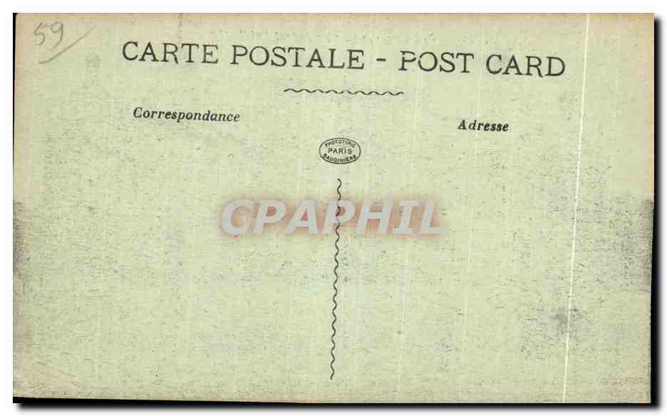 CPA Lille Palace Riechebe Le General Faidherbe — Rückseite